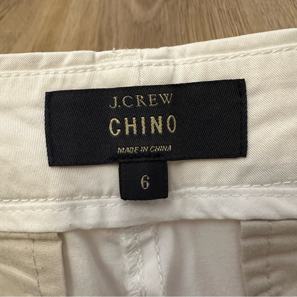 J. Crew White Women's Cotton Shorts - Picture 4 of 5